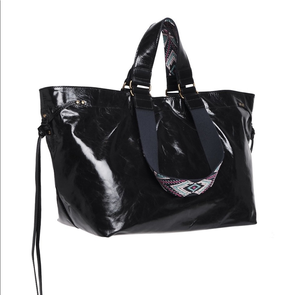 NWT Isabel Marant Wardy leather tote bag Nero $995